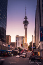 Neuseeland Auckland Sonnenuntergang