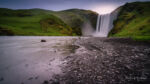 Island Wasserfall Skogafoss