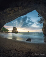 Neuseeland Neuseeland TeHoHo Rock Sonnenuntergang