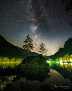 Deutschland Bayern Hintersee Milchstraße Ramsau