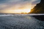 Island Black Sand Beach Reynisdrangar