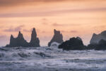 Island Sonnenuntergang Reynisdrangar