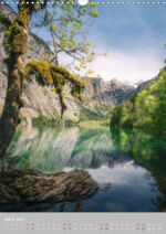 Deutschland Bayern Obersee Königssee Spiegelung